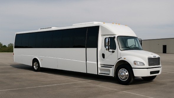 Exterior of West Fargo Party Bus Company's 20 Passenger Party Bus in West Fargo