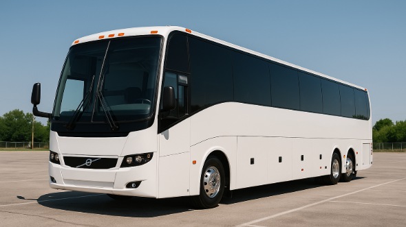 Exterior of North Dakota Party Bus Company's 40 Passenger Charter Bus in North Dakota