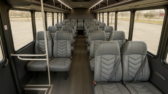 north dakota 25 passenger minibus interior